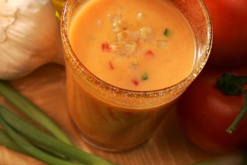 LOS ANGELES, CA - JUNE 17, 2010. Andalusia Garden Gazpacho was photographed in the Los Angeles Times Studio on June 17, 2010. (Glenn Koenig / Los Angeles Times)