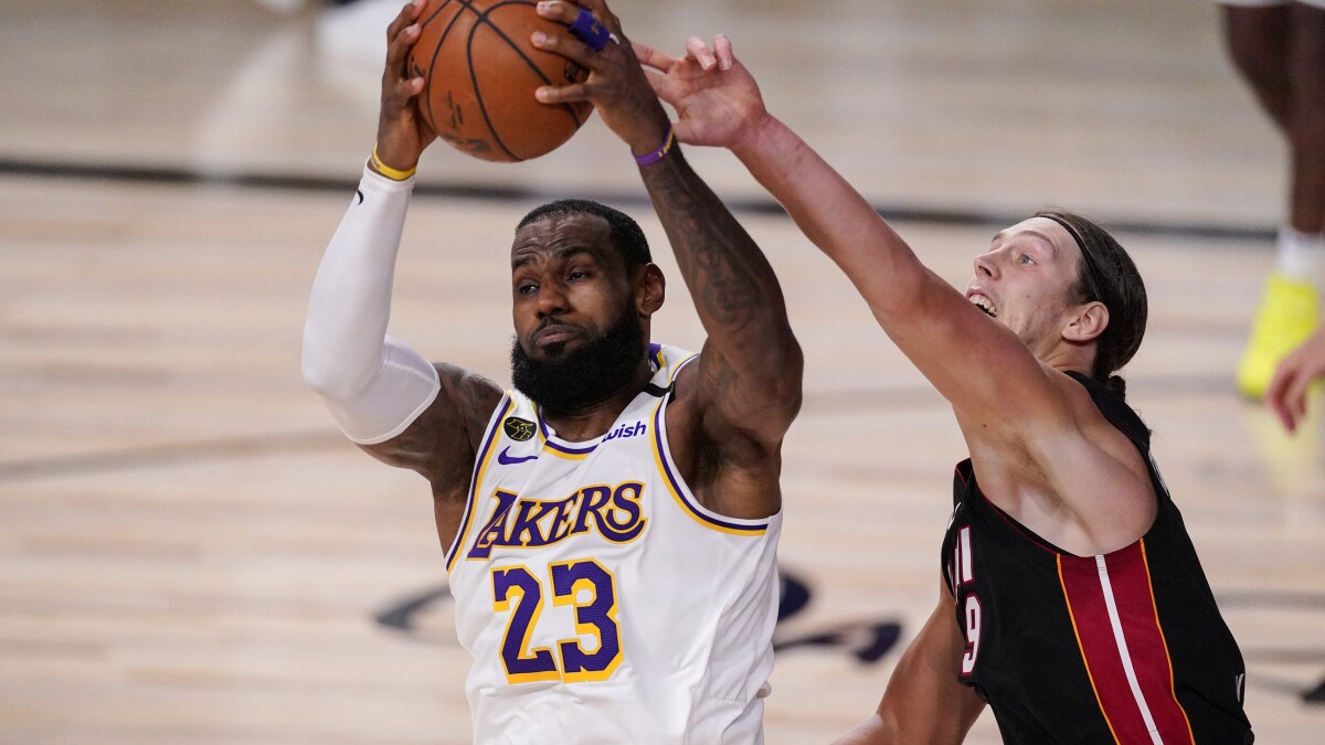 Lakers Heat 2020 Nba Finals Tv Ratings Are Historically Low Los Angeles Times Nba Championship 2022 Viewer Numbers