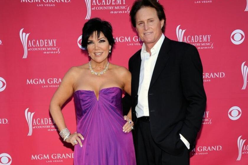 Kris and Bruce Jenner, shown here at the April 2009 Academy of Country Music Awards in Las Vegas, have confirmed that they separated about a year ago. They have been married 22 years.