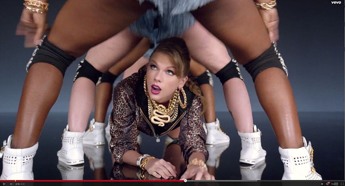 The pop charts belong to Taylor Swift -- the rest of us are just visiting. But was there a more jarring juxtaposition last week than the unrest in Ferguson, Mo., and Swift's goofy new video playing dress-up with hip-hop culture? Even setting that aside, it's worth remembering that while Swift plays at being so awkward in the pop world, this is a 24-year-old adult (albeit a very sheltered one). How many years until she realizes it?