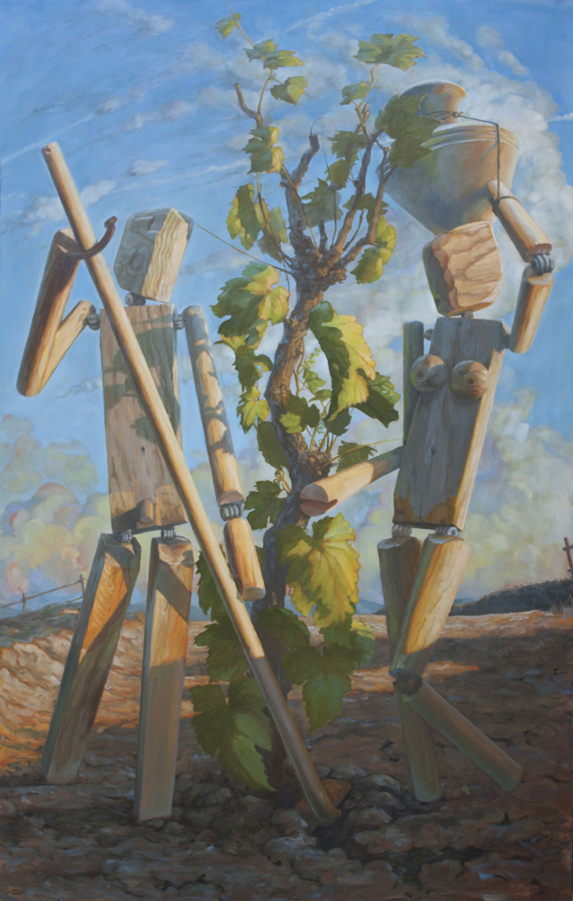 "Second Chapter of Eden" by Guy Kinnear is a part of an exhibit at Oceanside Museum of Art titled "A Kind of Heaven."