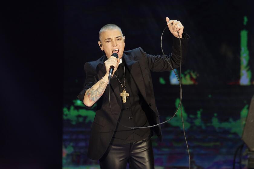 Sinead O'Connor performs in Milan, Italy, in 2014.