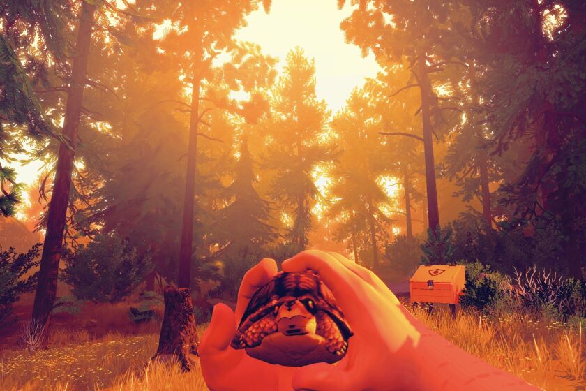 "Firewatch" starts with heartbreak, and soon descends into David Lynch-inspired weirdness. The game is out now for the PlayStation 4.