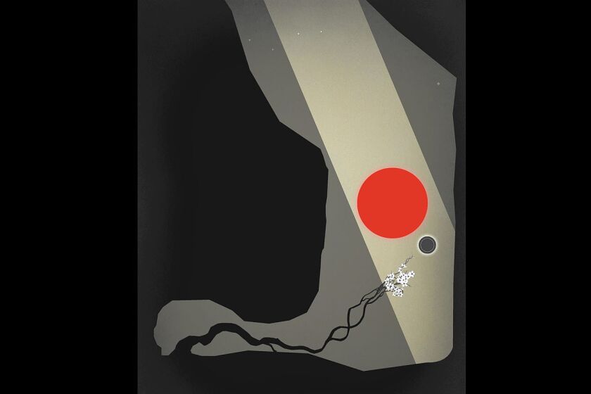 Red spheres mean danger in "Prune," in which players try to nurture a tree to life.