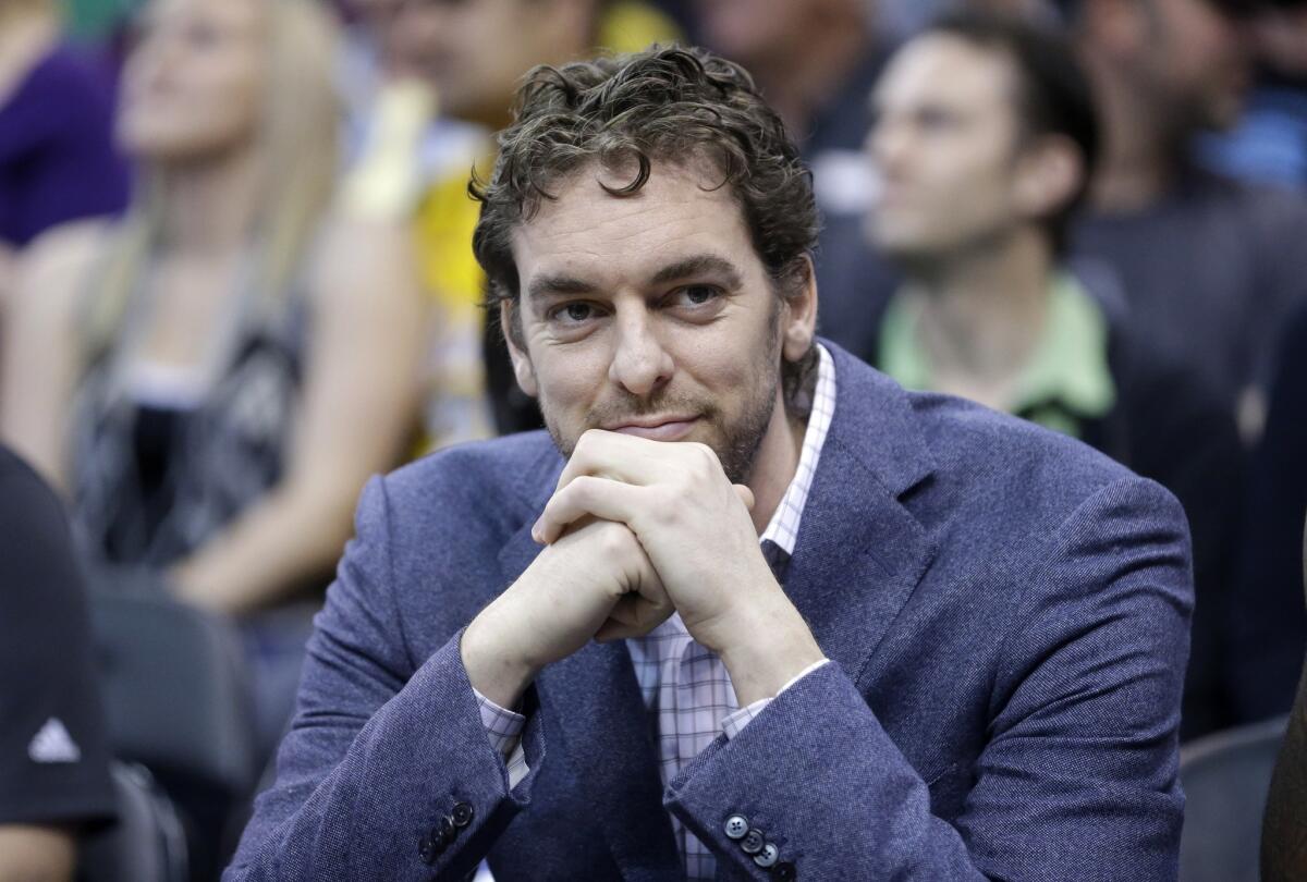 Pau Gasol will officially become a free agent on July 1.