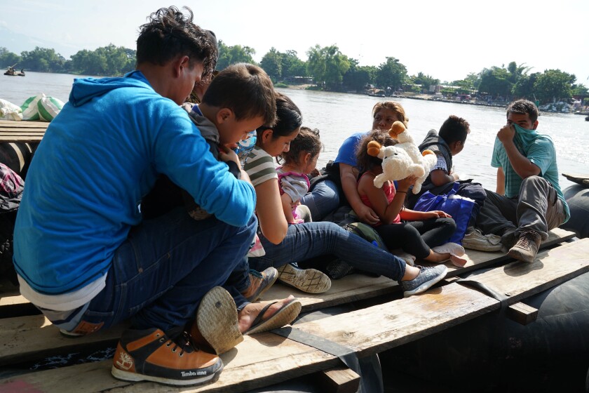 Liliana Nieto del Rio For the L.A. Times Central American migrants