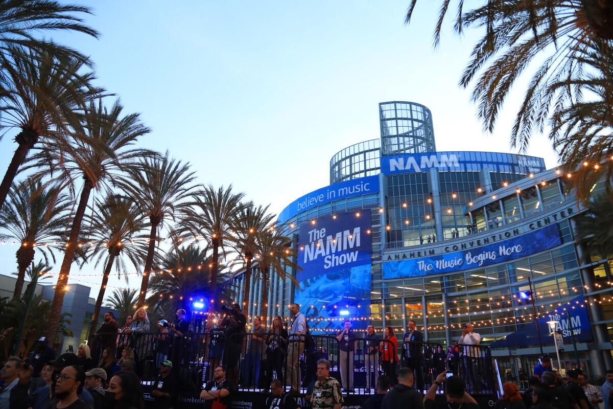The NAMM Show at Anaheim Convention Center.