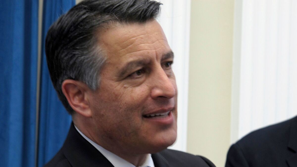 Gov. Brian Sandoval vetoed a bill that would have would have made Nevada the first state to attempt a Medicaid-for-all approach to health insurance.
