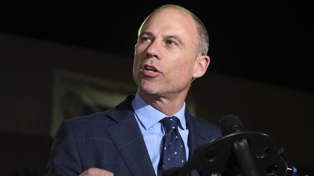 An Orange County judge denied a request by Michael Avenatti to lift his order approving the eviction of his law practice from its Newport Beach offices for nonpayment of several months' rent.