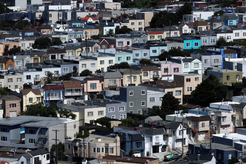 Homes in a neighborhood in San Francisco.