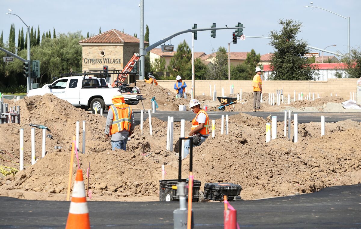 Construction is now underway for an affordable housing development near the Orange County Great Park in Irvine.