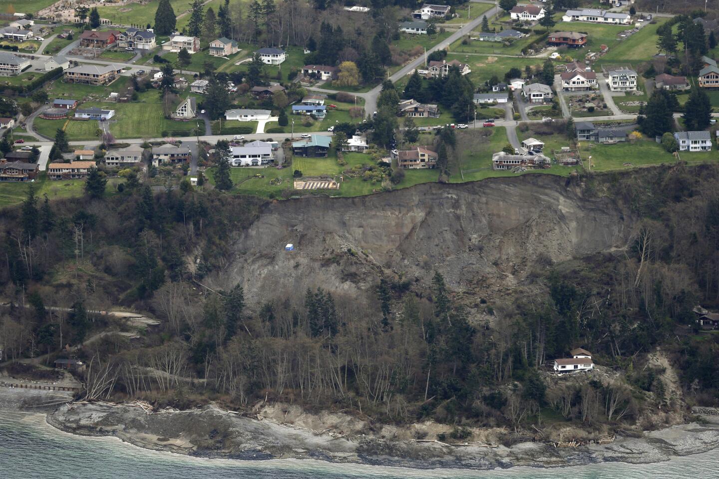 Whidbey Island landslide