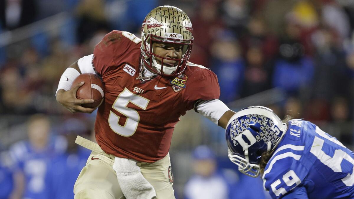 Florida State quarterback Jameis Winston will have to navigate the Seminoles through a tougher non-conference schedule in 2014, but the team is still poised to make the college football playoff.