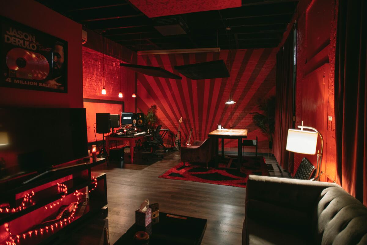 A view of Melrose Sound recordingsStudios.