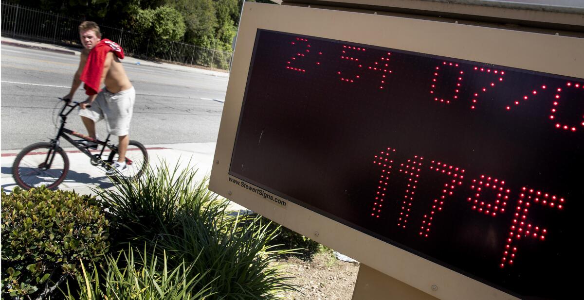 A message board tells the tale at Calvary Church on Shoup Avenue in West Hills.