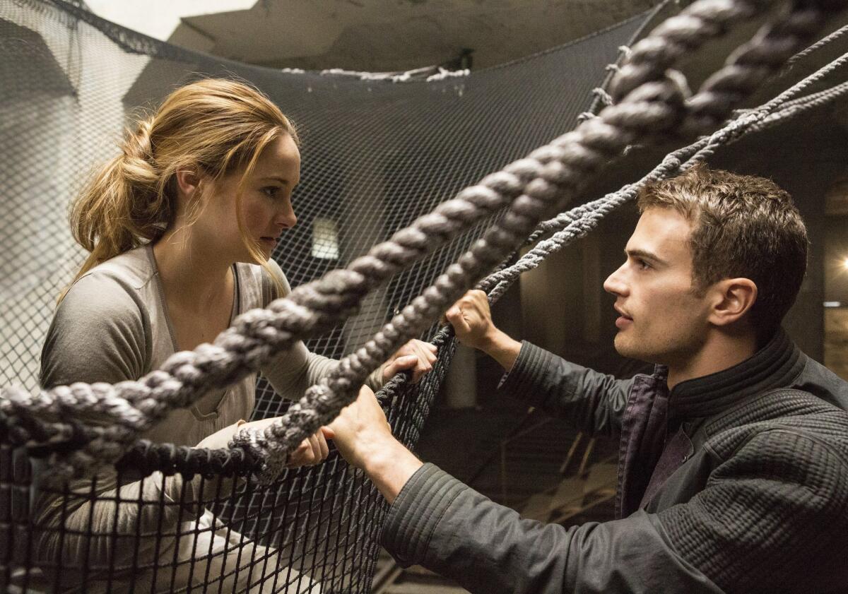 Shailene Woodley and Theo James star in "Divergent," part of the film library that will be available to subscribers of a new video streaming service being launched in China by Lionsgate with Chinese e-commerce group Alibaba.