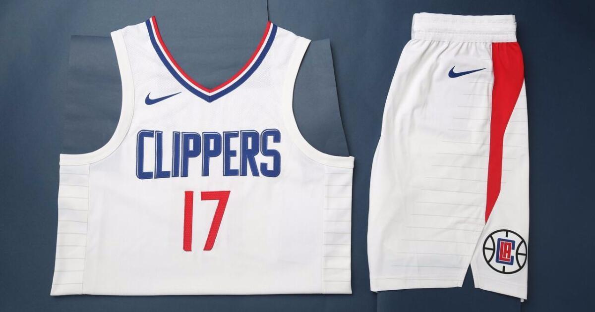 Clippers reveal new Nike uniforms, with two more colors on the way - Los  Angeles Times