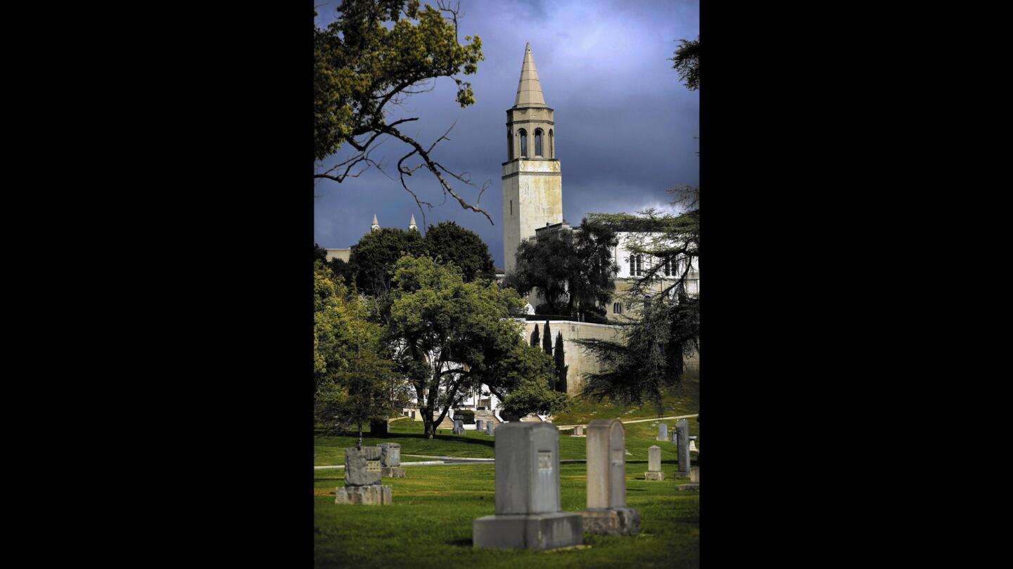 The Great Mausoleum at Forest Lawn Cemetery in Glendale, Calif., is where a number of Hollywood celebrities, Michael Jackson and Elizabeth Taylor among them, chose to spend eternity.