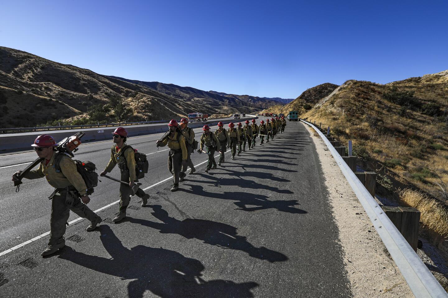 Tick fire in Santa Clarita