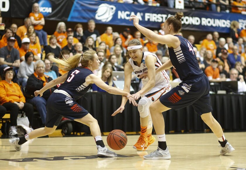 Gonzaga Upsets Oregon State 76 64 To Advance To The Sweet 16