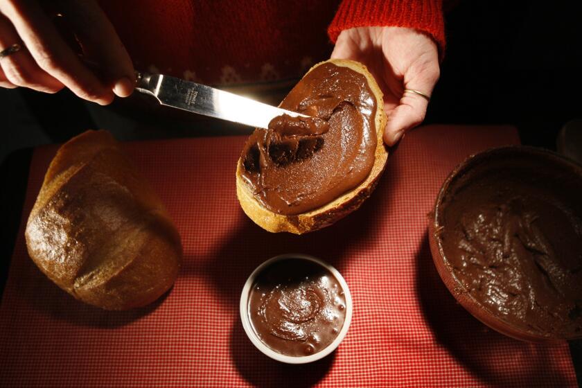 Make your own Nutella with this recipe for chocolate hazelnut spread.