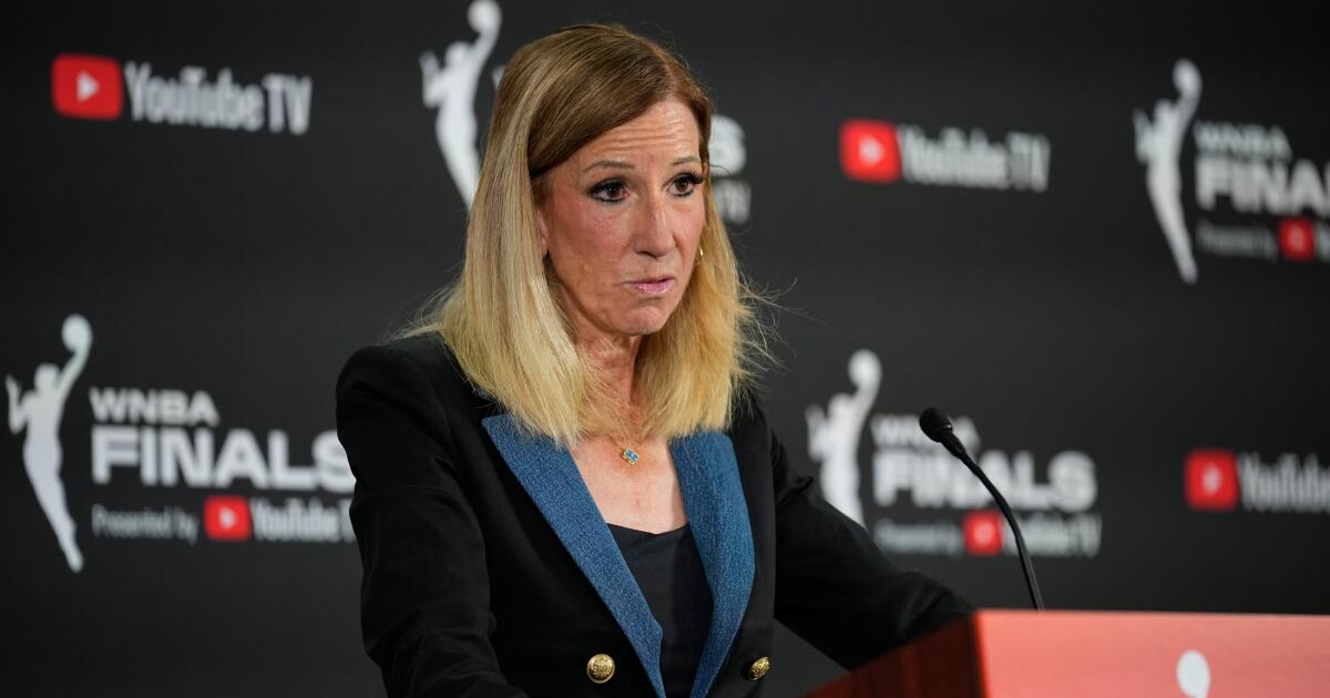 WNBA Commissioner vows to do better, denies Caitlin Clark remark - Los Angeles Times