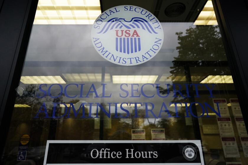 US Social Security Administration office is seen in Mount Prospect, Ill., Wednesday, Oct. 12, 2022. Millions of Social Security recipients will soon learn just how high a boost they’ll get in their benefits next year. The increase will be announced Thursday. (AP Photo/Nam Y. Huh)