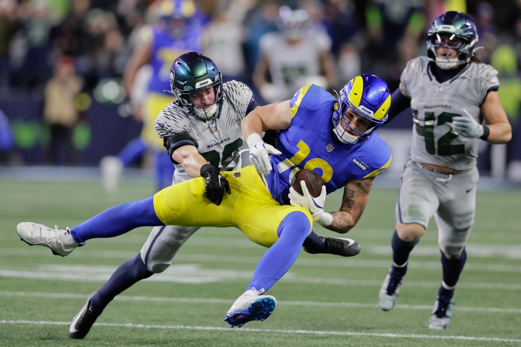 L.A. Rams collapse late, losing to Seahawks in overtime stunner - Los Angeles Times