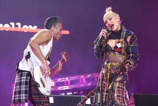 INDO-CA-APRIL 13, 2024: No Doubt performs at Coachella on Saturday, April 13, 2024. (Christina House / Los Angeles Times)