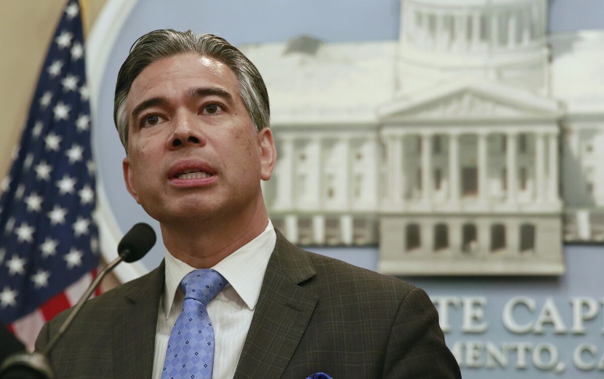 California Atty. Gen. Rob Bonta