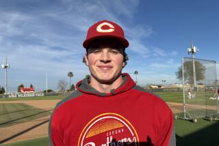 Catcher Josh Springer of Corona.