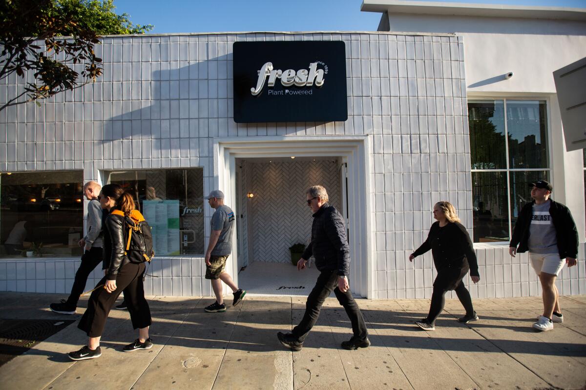 Fresh on Sunset is known for its plant-based menu — and celebrity following.