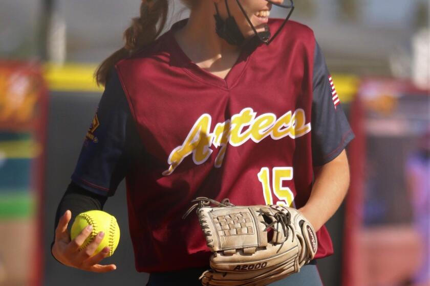 Esperanza pitch Emily Gomez is The Times' softball player of the year.