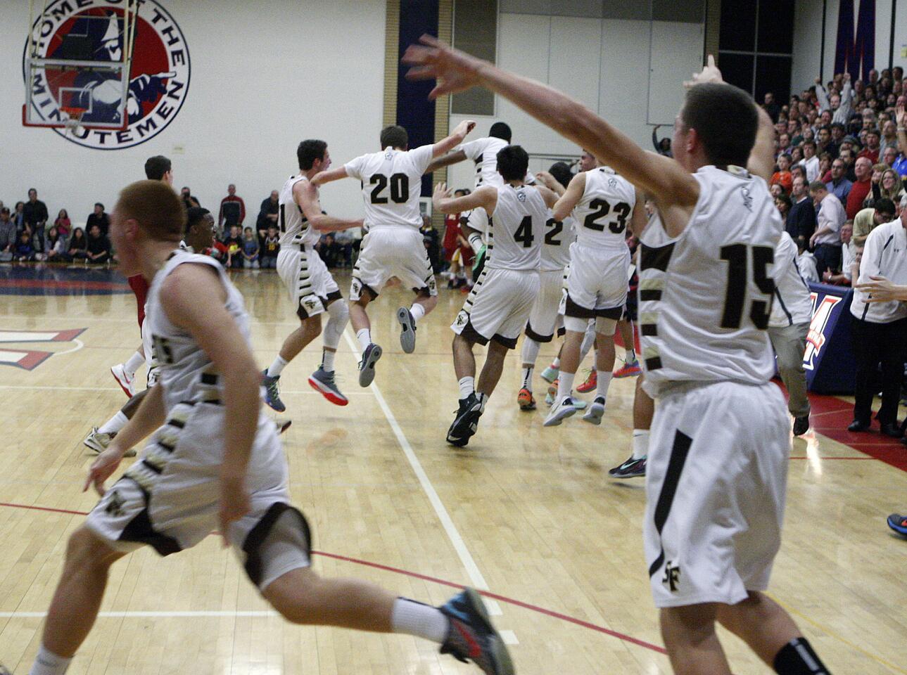 Photo Gallery: CIF semifinal boys basketball St. Francis vs. La Canada