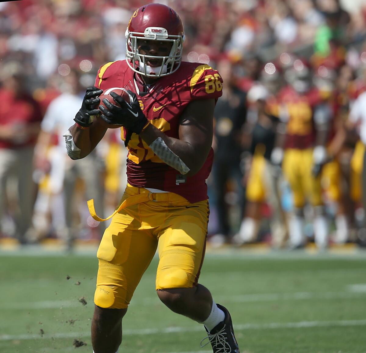 USC tight end Xavier Grimble is not expected to play Saturday against Utah because of injury.