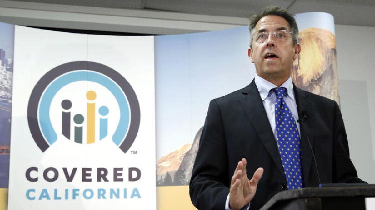 Peter V. Lee, executive director of Covered California, the state's health insurance exchange, in 2013.
