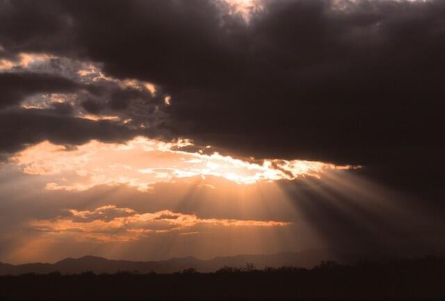 Monsoon clouds near Socorro, N.M. Photo taken 2001.