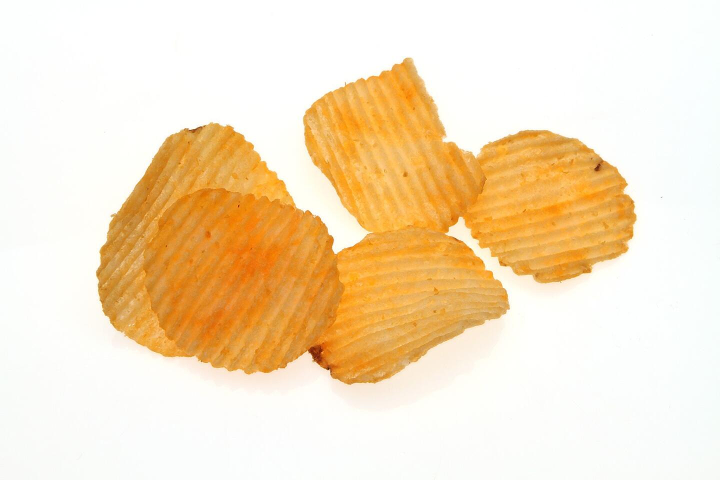 Serving size: 11 chips Sodium: 180 milligrams Fat: 10 grams Carbs: 15 g Protein: 2 g Calories: 160