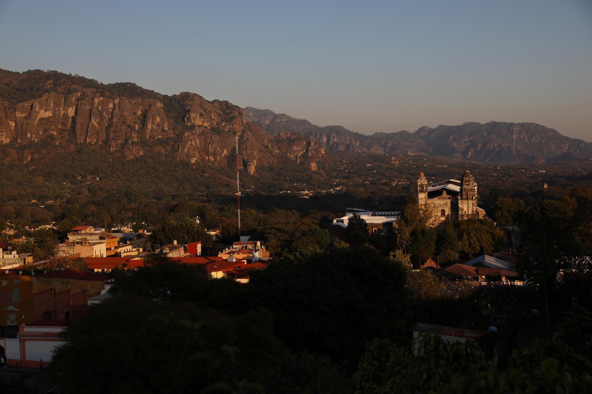 Parroquia Nuestra Señora de la Natividad in downtown Tepoztlán, Mexico.