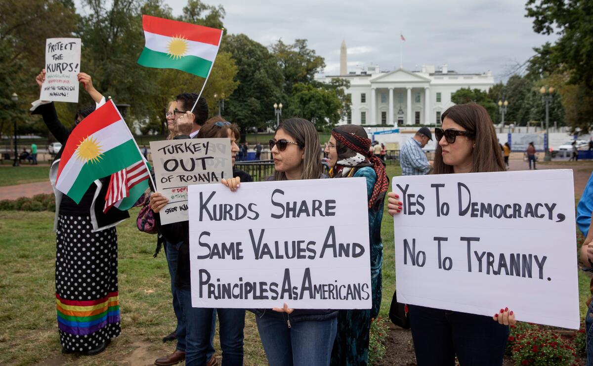 Protest over Kurds