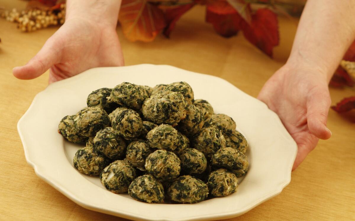 Johnny's spinach balls