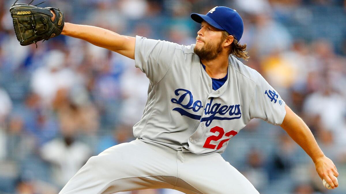 Dodgers ace Clayton Kershaw should be relatively healthy for the playoffs.