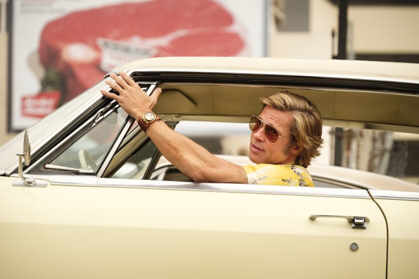 Brad Pitt stars in ÒONCE UPON A TIMEÉ IN HOLLYWOOD.Ó Credit: ANDREW COOPER/Columbia Pictures