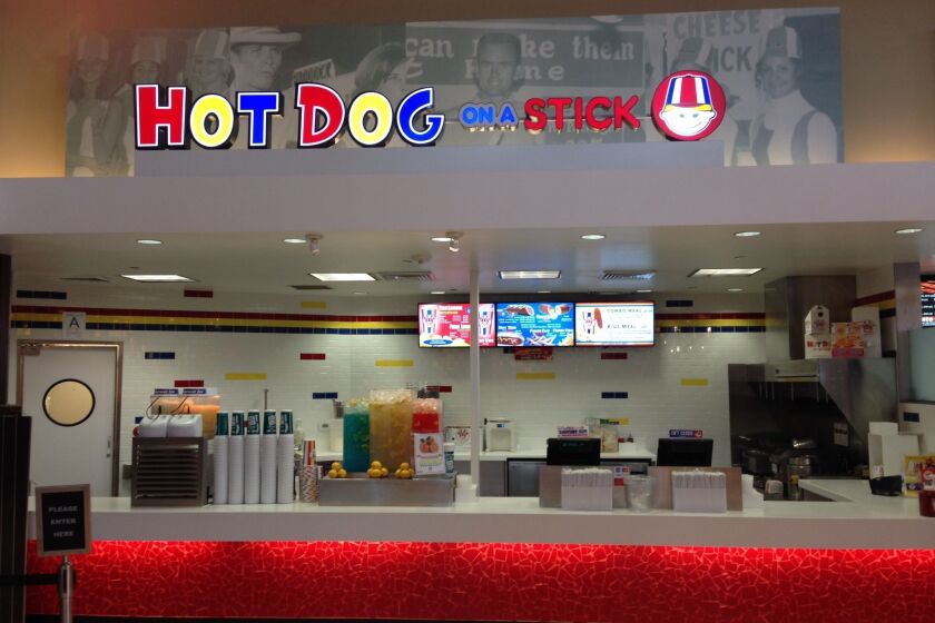 The beleaguered Hot Dog on a Stick in Carlsbad is expanding for the first time after casting off its lowest-performing stores.