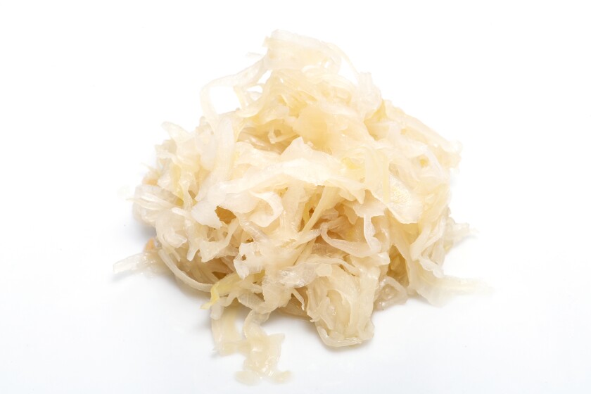 Sauerkraut from Kruegermann Pickles in Los Angeles.