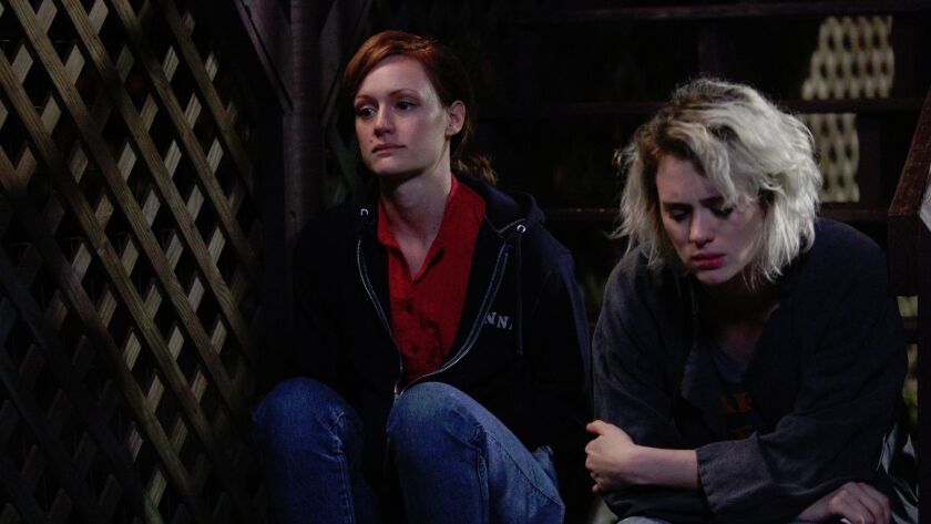 Kerry Bishé and Mackenzie Davis in "Halt and Catch Fire."