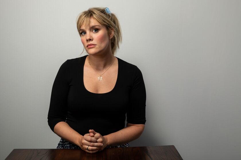 PARK CITY, UTAH - JANUARY 25: Writer/director Emerald Fennell of “Promising Young Woman,” photographed in the L.A. Times Studio at the Sundance Film Festival on Saturday, Jan. 25, 2020 in Park City, Utah. (Jay L. Clendenin / Los Angeles Times)