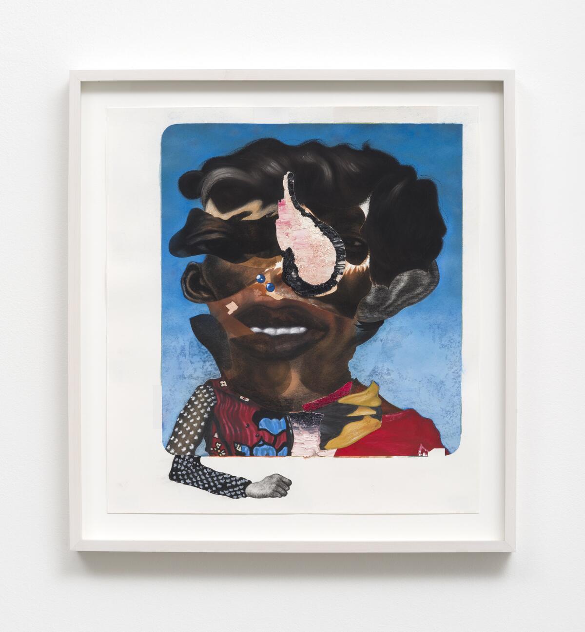 Nathaniel Mary Quinn's "Super-Fly,” 2015. (Nathaniel Mary Quinn / M+B Gallery)