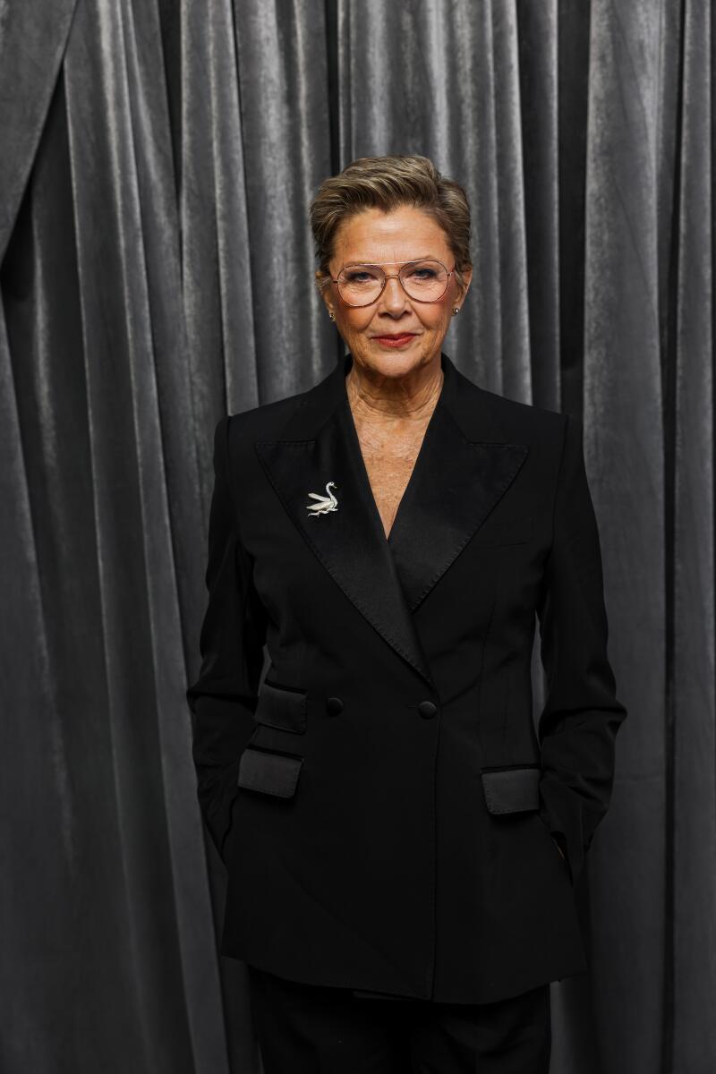 Annette Bening in the Los Angeles Times portrait studio