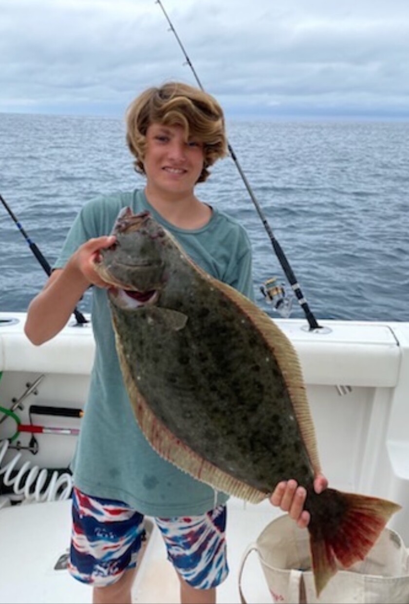 Johnny Von Der Ahe of Newport Beach is shown on a fishing trip in June 2020, shortly before he died.